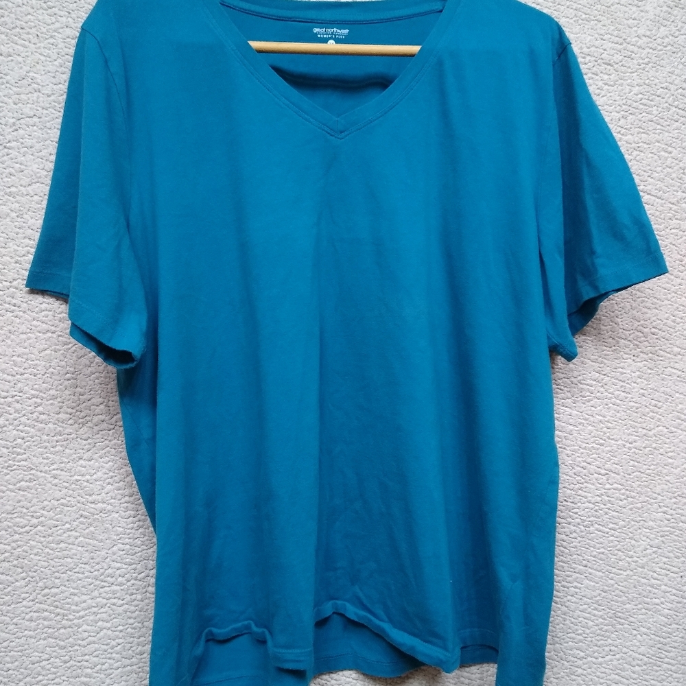 Women's Great Northwest blue t-shirt